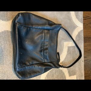 Late Spade Black Leather Handbag